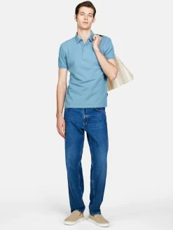 Men Sisley T-Shirts<100% Cotton Polo