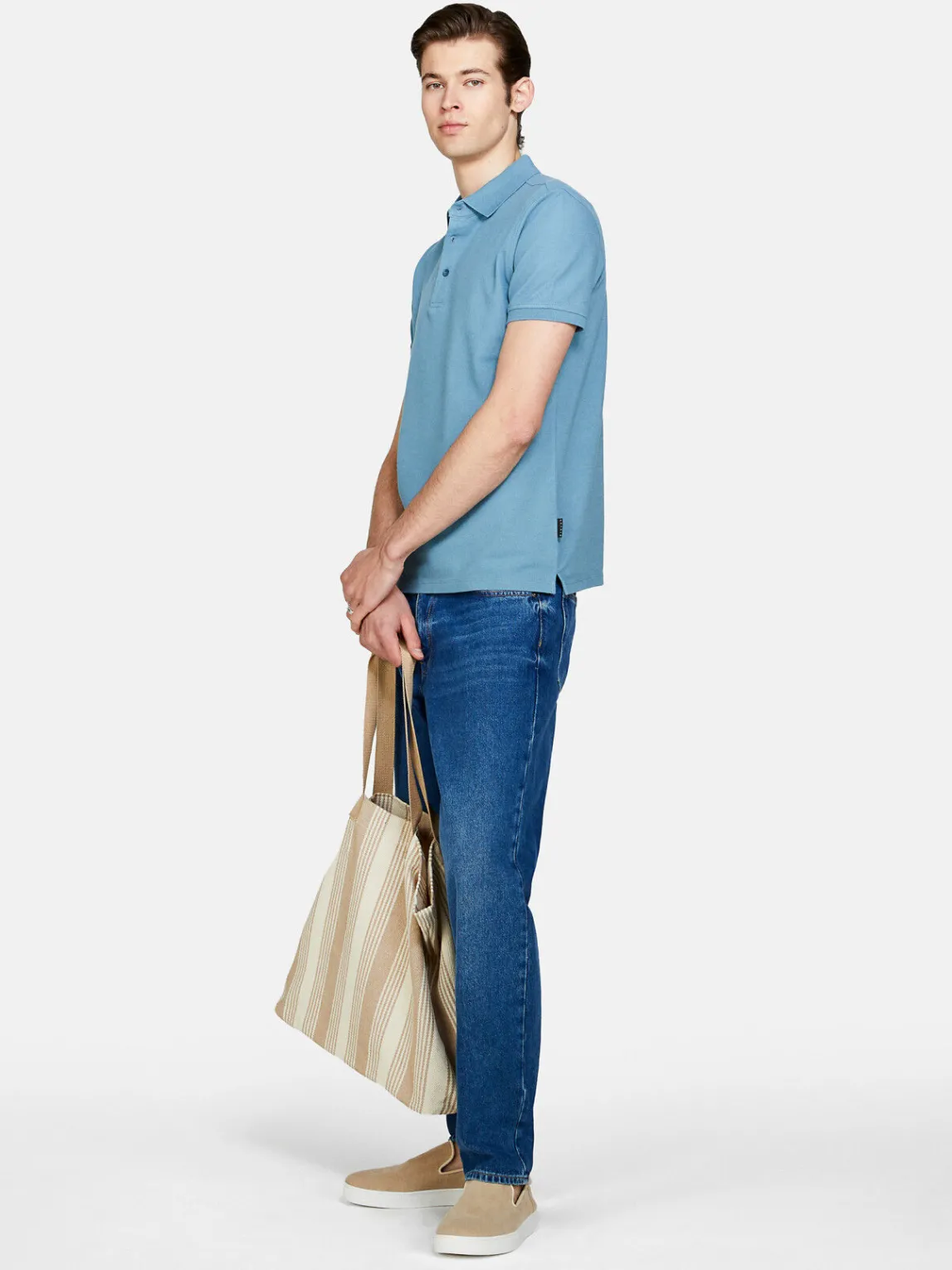 Men Sisley T-Shirts<100% Cotton Polo