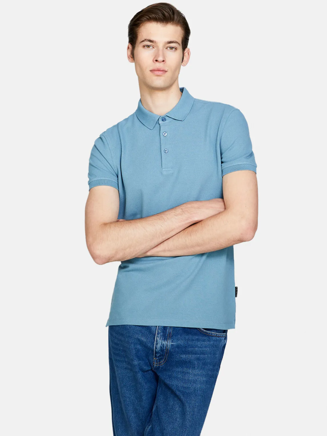 Men Sisley T-Shirts<100% Cotton Polo