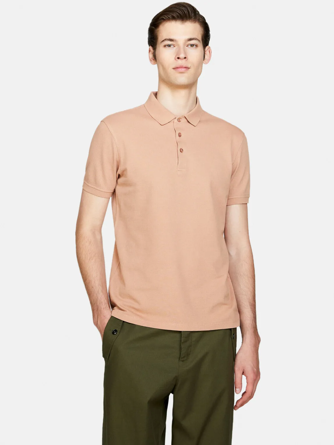 Men Sisley T-Shirts<100% Cotton Polo