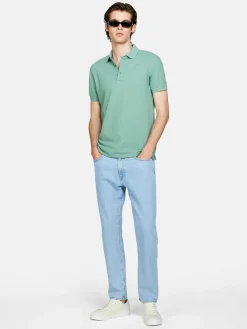 Men Sisley T-Shirts<100% Cotton Polo