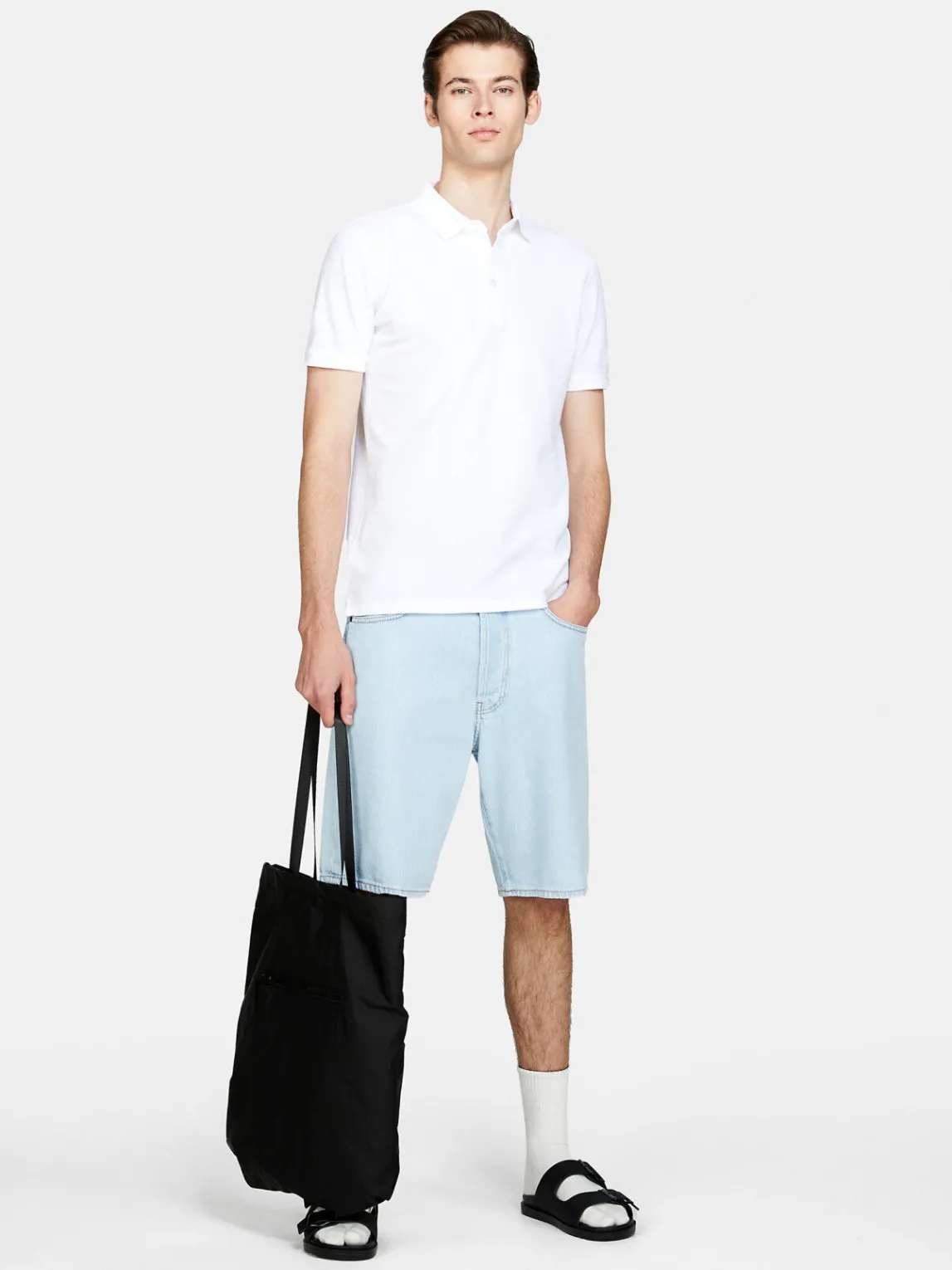 Men Sisley T-Shirts<100% Cotton Polo