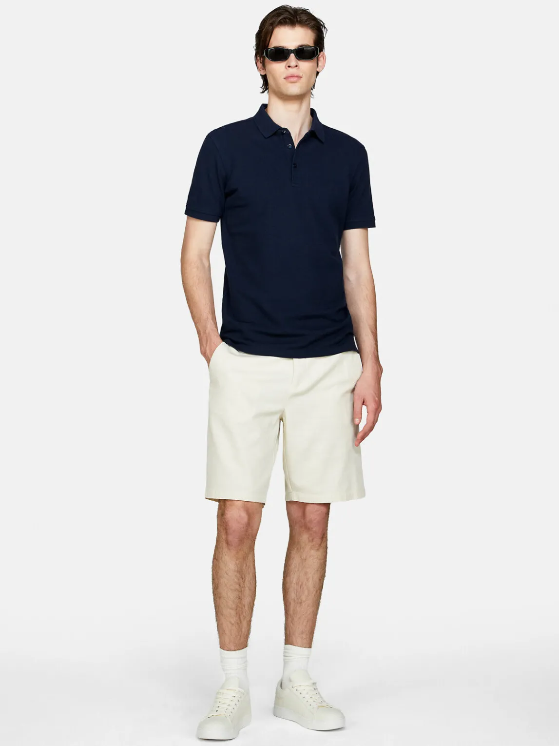 Men Sisley T-Shirts<100% Cotton Polo