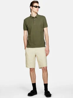 Men Sisley T-Shirts<100% Cotton Polo