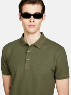Men Sisley T-Shirts<100% Cotton Polo