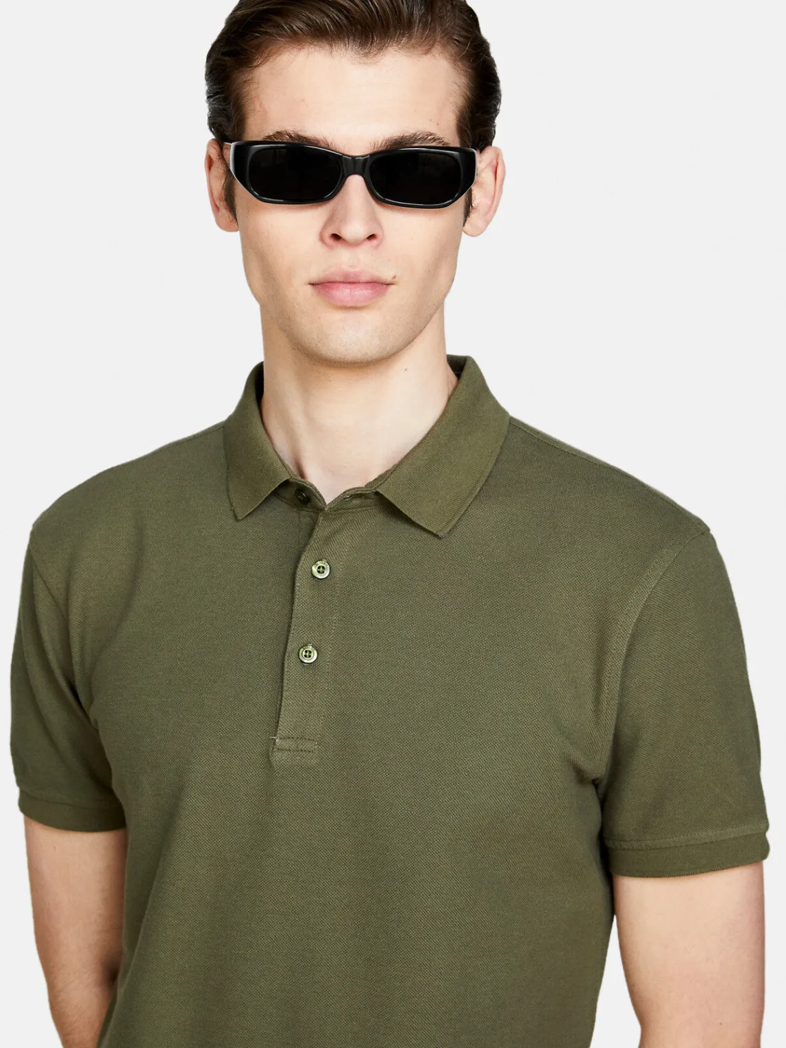 Men Sisley T-Shirts<100% Cotton Polo