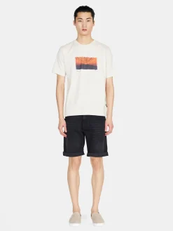 Men Sisley T-Shirts<100% Cotton T-Shirt With Print
