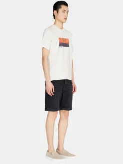 Men Sisley T-Shirts<100% Cotton T-Shirt With Print