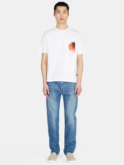 Men Sisley T-Shirts<100% Cotton T-Shirt With Print