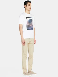 Men Sisley T-Shirts<100% Cotton T-Shirt With Print