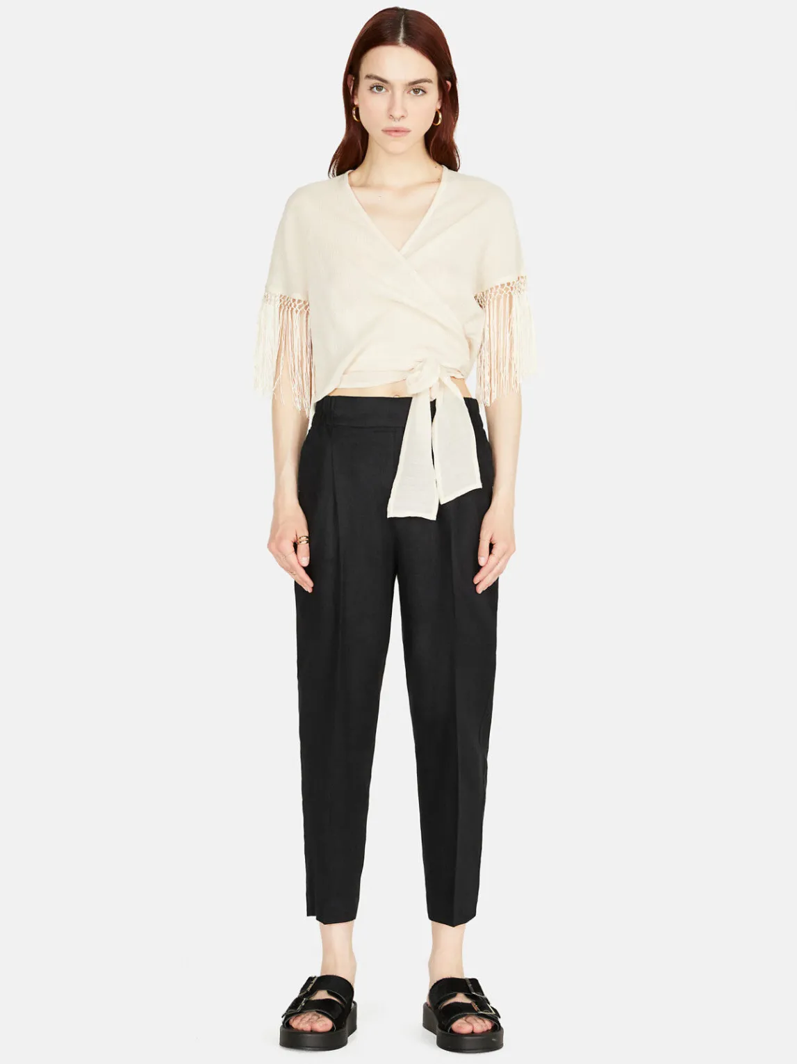 Women Sisley Trousers<100% Linen Joggers