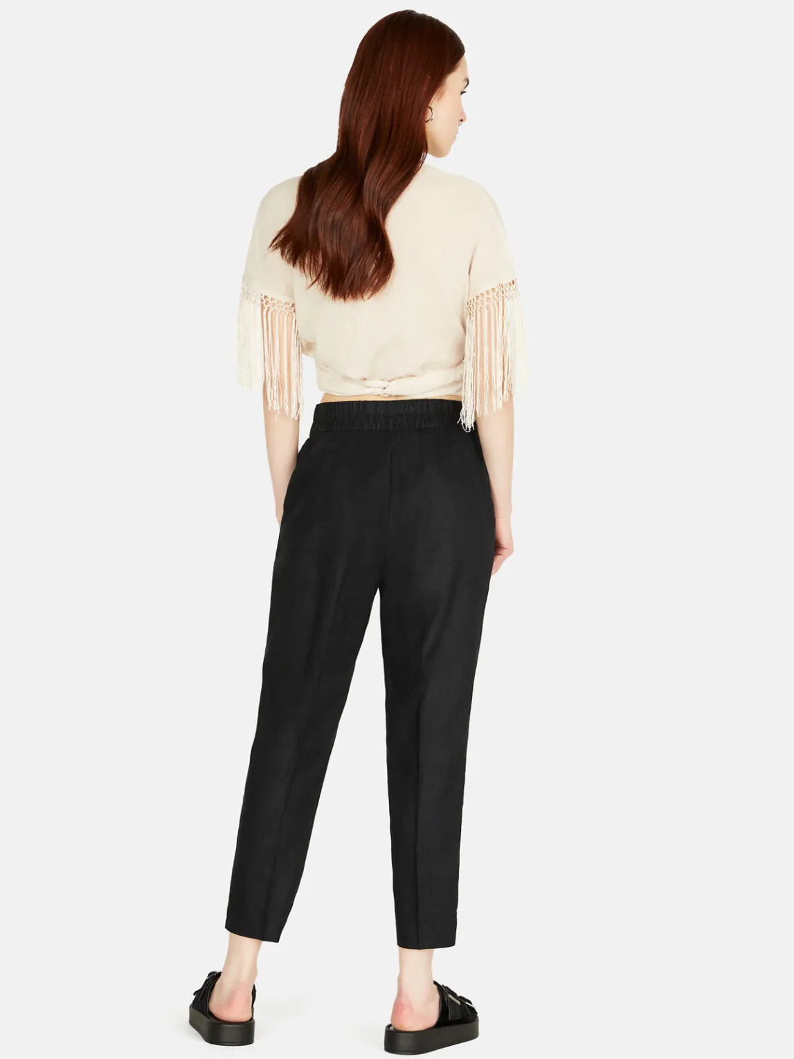 Women Sisley Trousers<100% Linen Joggers