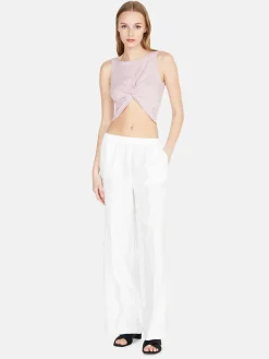 Women Sisley Trousers<100% Linen Palazzo Trousers