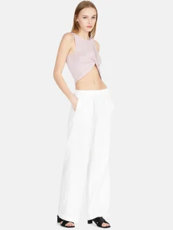 Women Sisley Trousers<100% Linen Palazzo Trousers