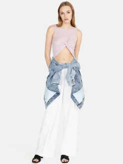 Women Sisley Trousers<100% Linen Palazzo Trousers