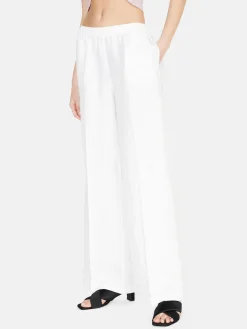 Women Sisley Trousers<100% Linen Palazzo Trousers