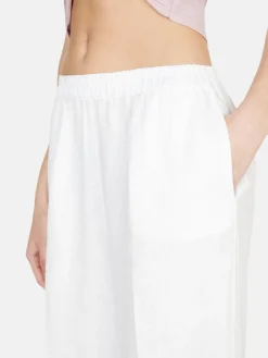 Women Sisley Trousers<100% Linen Palazzo Trousers