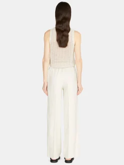 Women Sisley Trousers<100% Linen Palazzo Trousers
