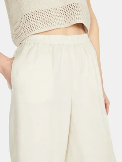 Women Sisley Trousers<100% Linen Palazzo Trousers