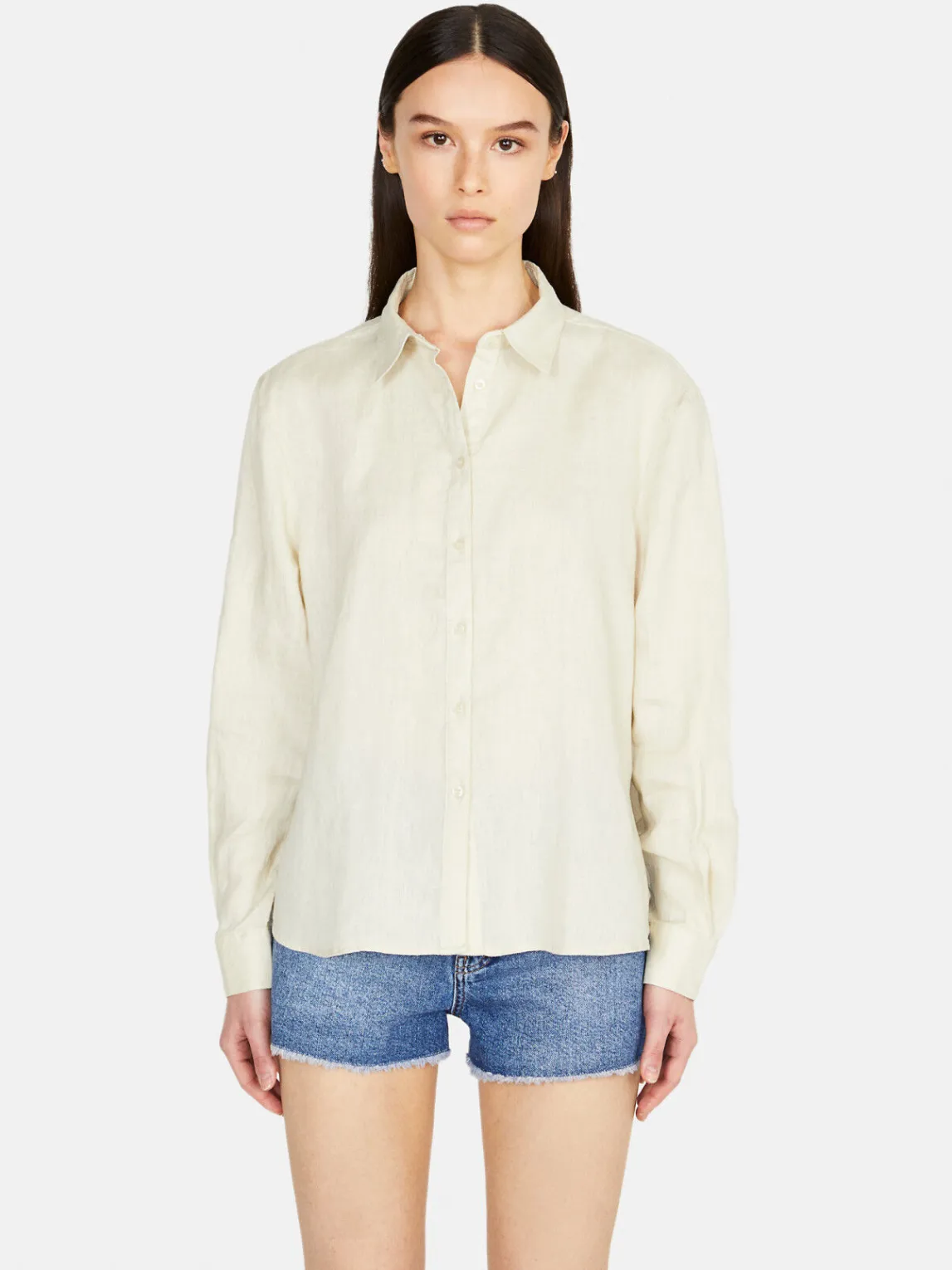 Women Sisley Shirts & Blouses<100% Linen Shirt