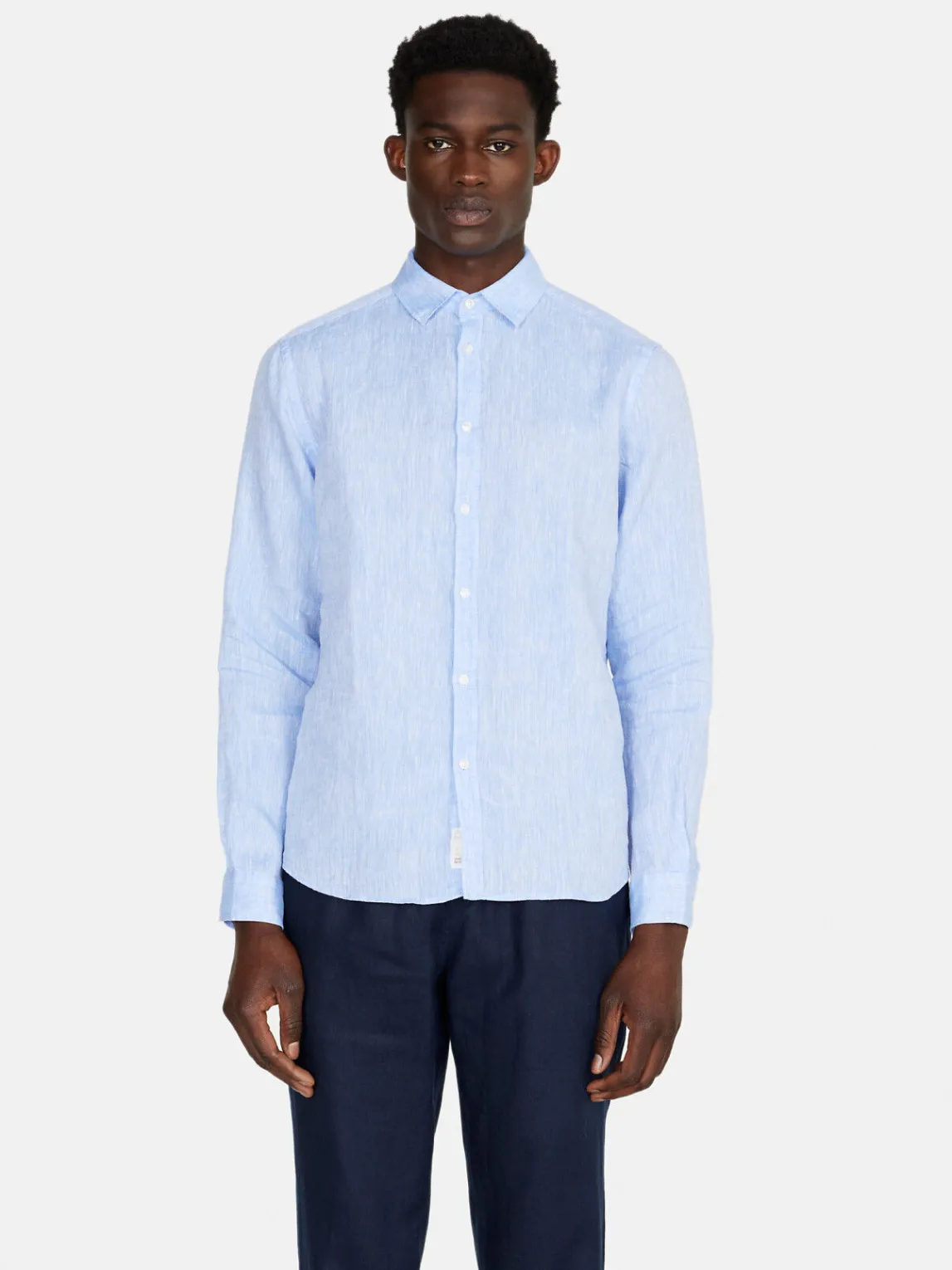 Men Sisley Shirts<100% Linen Shirt