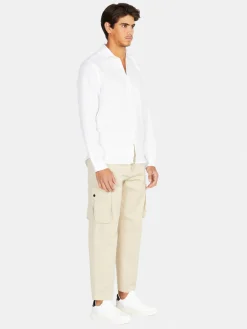 Men Sisley Shirts<100% Linen Shirt