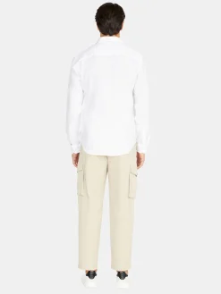 Men Sisley Shirts<100% Linen Shirt