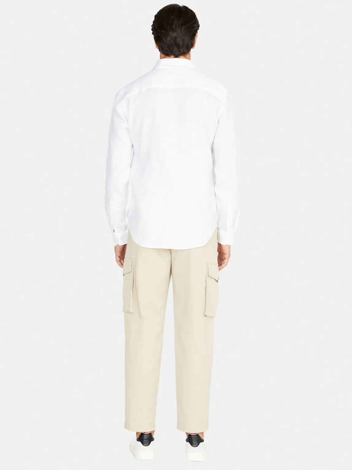 Men Sisley Shirts<100% Linen Shirt