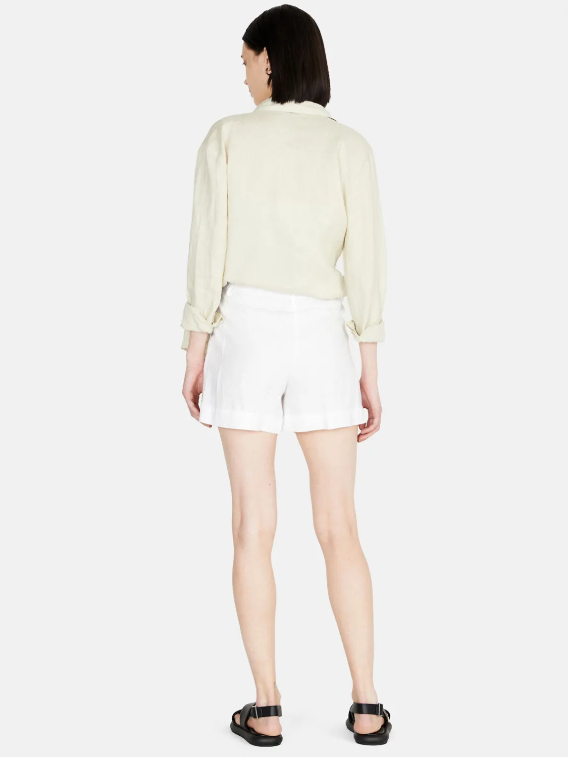 Women Sisley Trousers<100% Linen Shorts