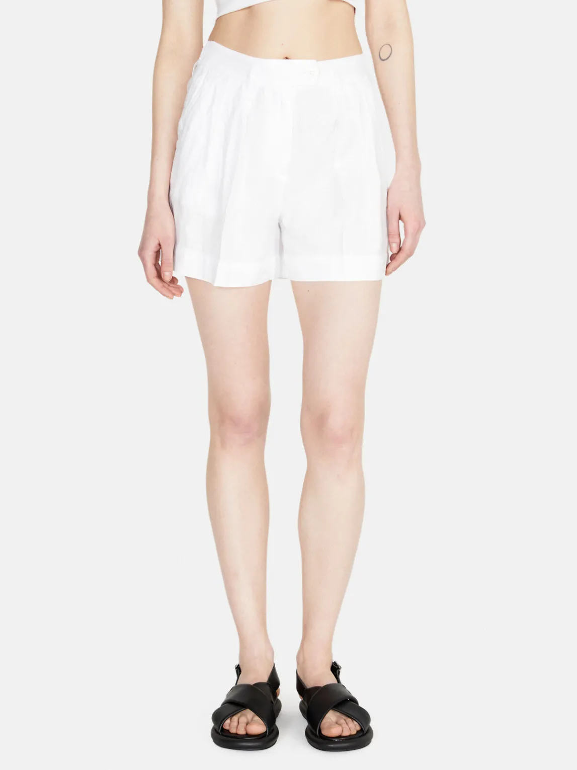 Women Sisley Trousers<100% Linen Shorts