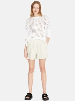 Women Sisley Trousers<100% Linen Shorts