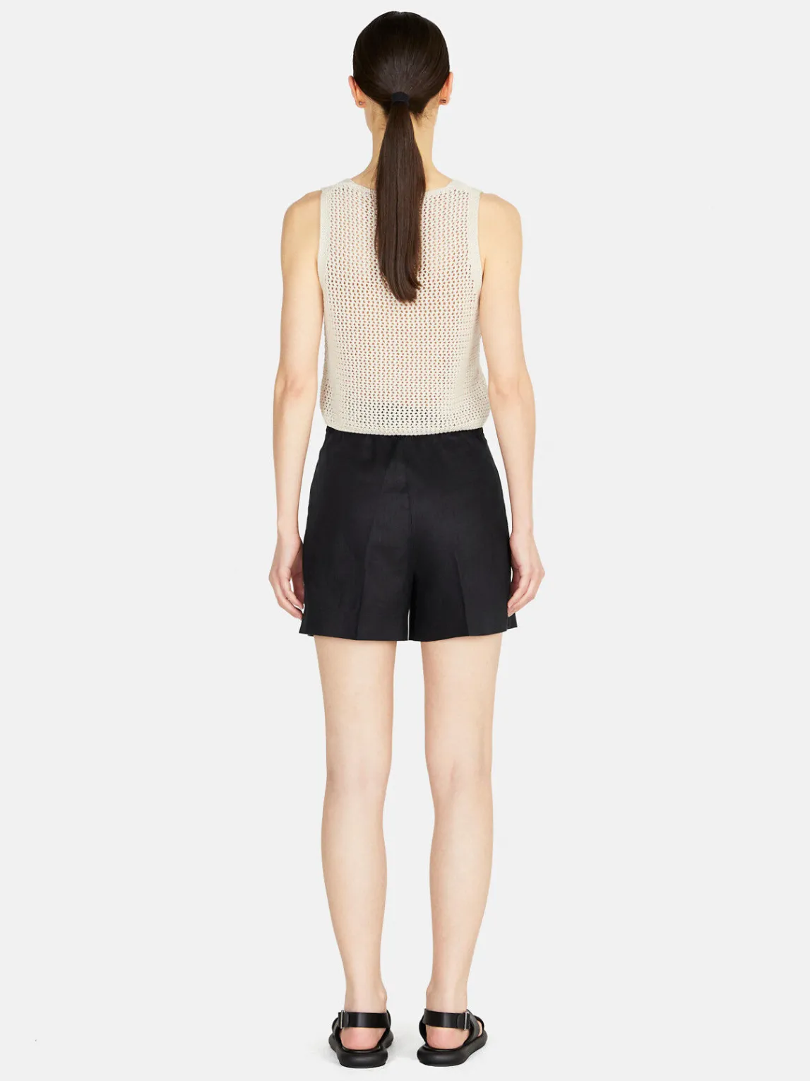 Women Sisley Trousers<100% Linen Shorts