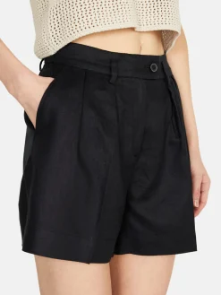Women Sisley Trousers<100% Linen Shorts