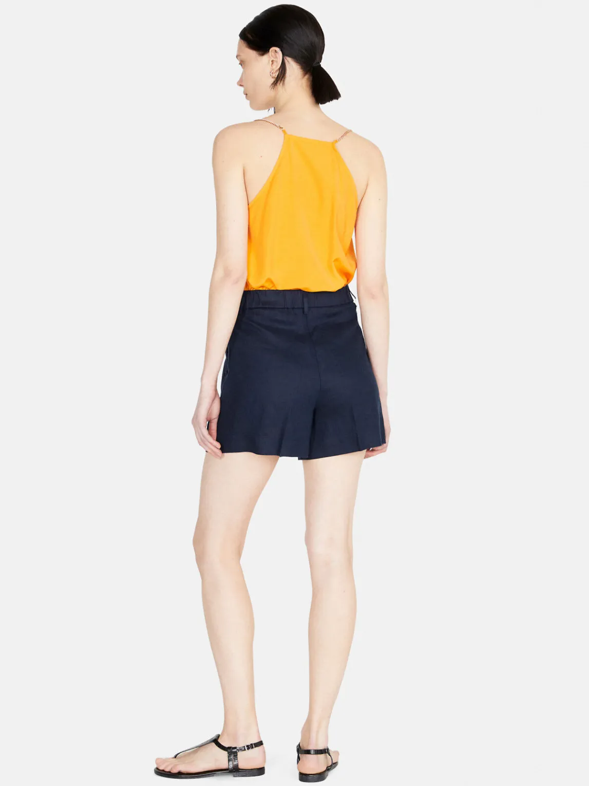 Women Sisley Trousers<100% Linen Shorts