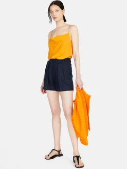 Women Sisley Trousers<100% Linen Shorts