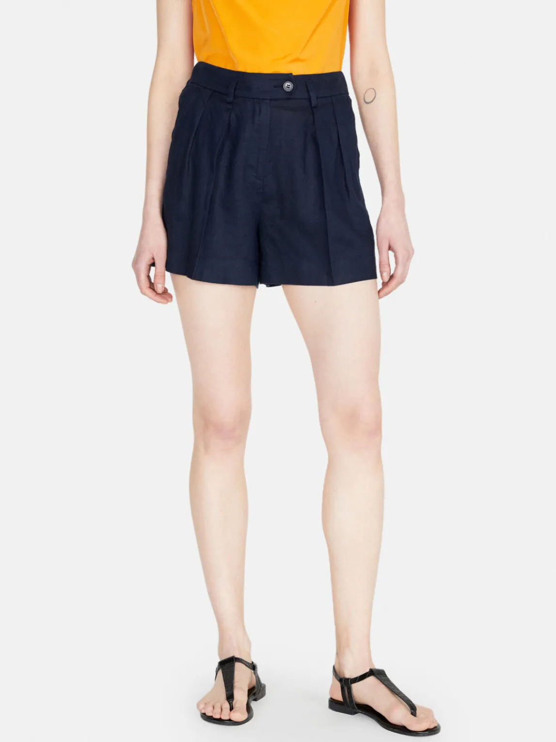 Women Sisley Trousers<100% Linen Shorts