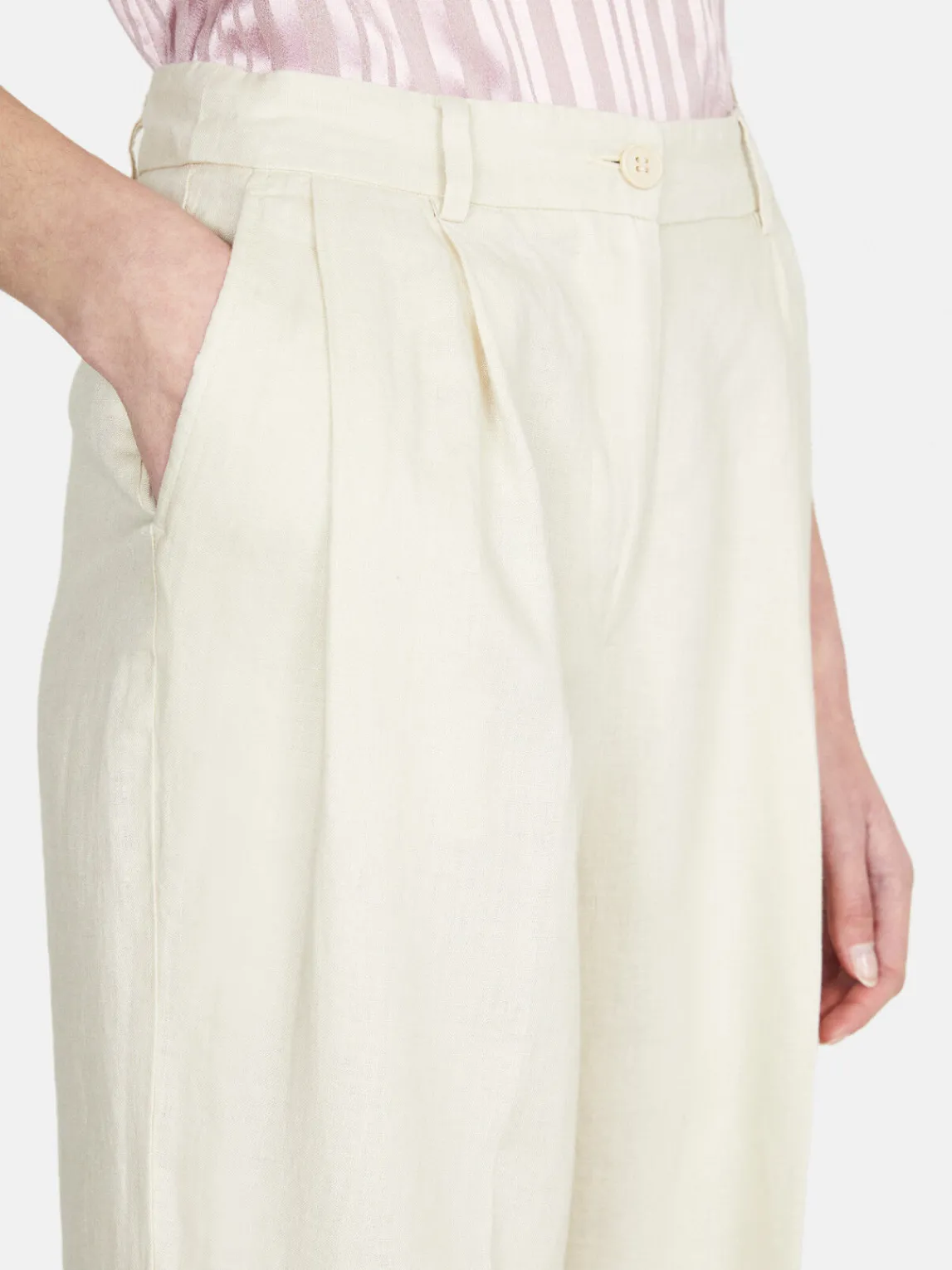 Women Sisley Trousers<100% Linen Trousers