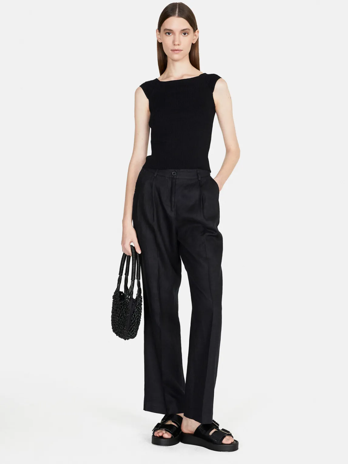 Women Sisley Trousers<100% Linen Trousers