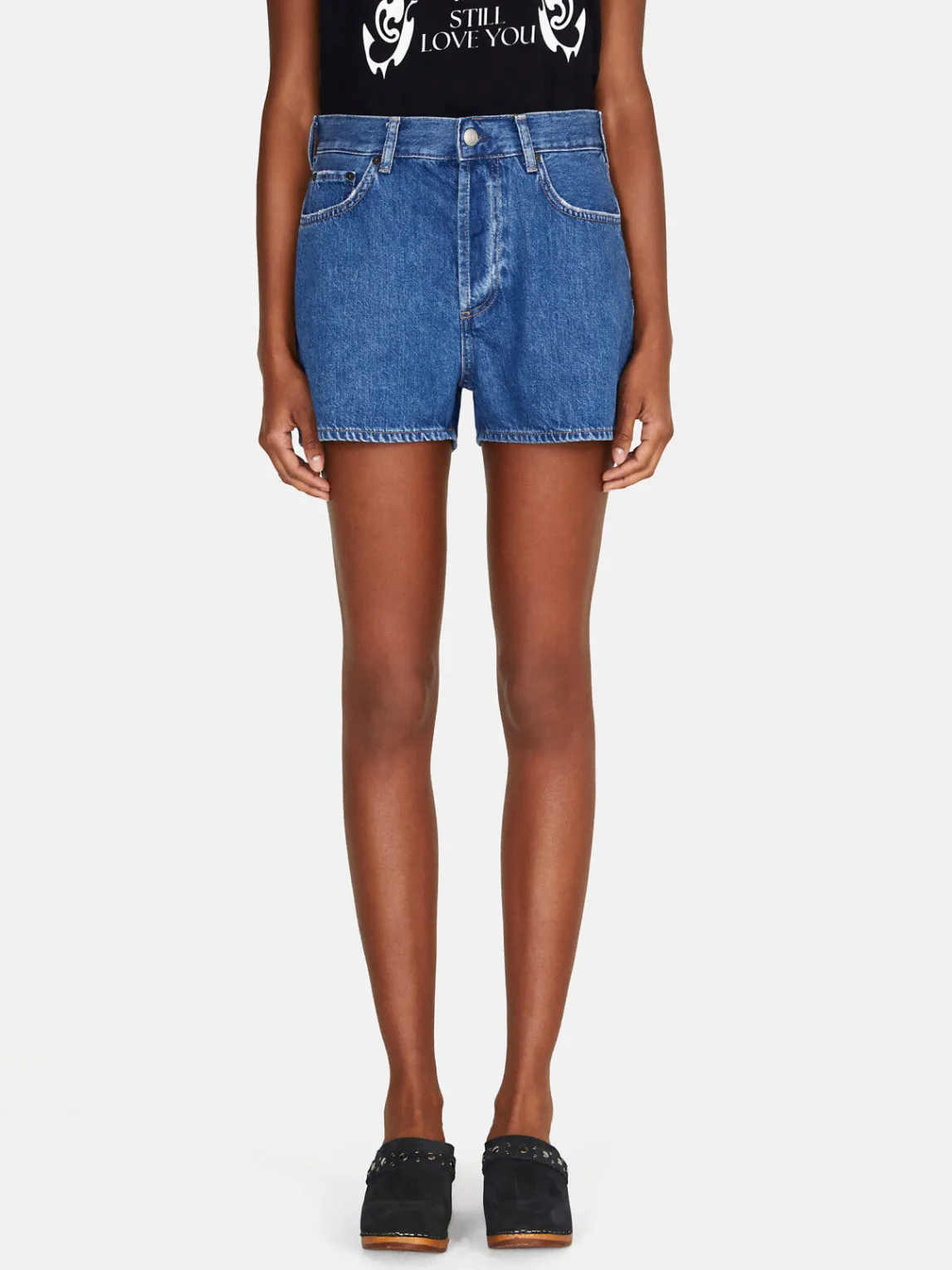 Women Sisley Trousers<Baggy Fit Denim Shorts