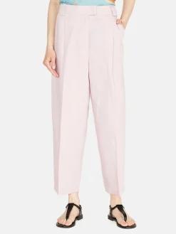 Women Sisley Trousers<Barrel Fit Trousers In Linen Blend