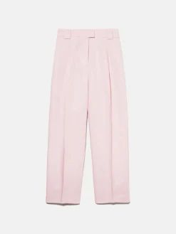 Women Sisley Trousers<Barrel Fit Trousers In Linen Blend