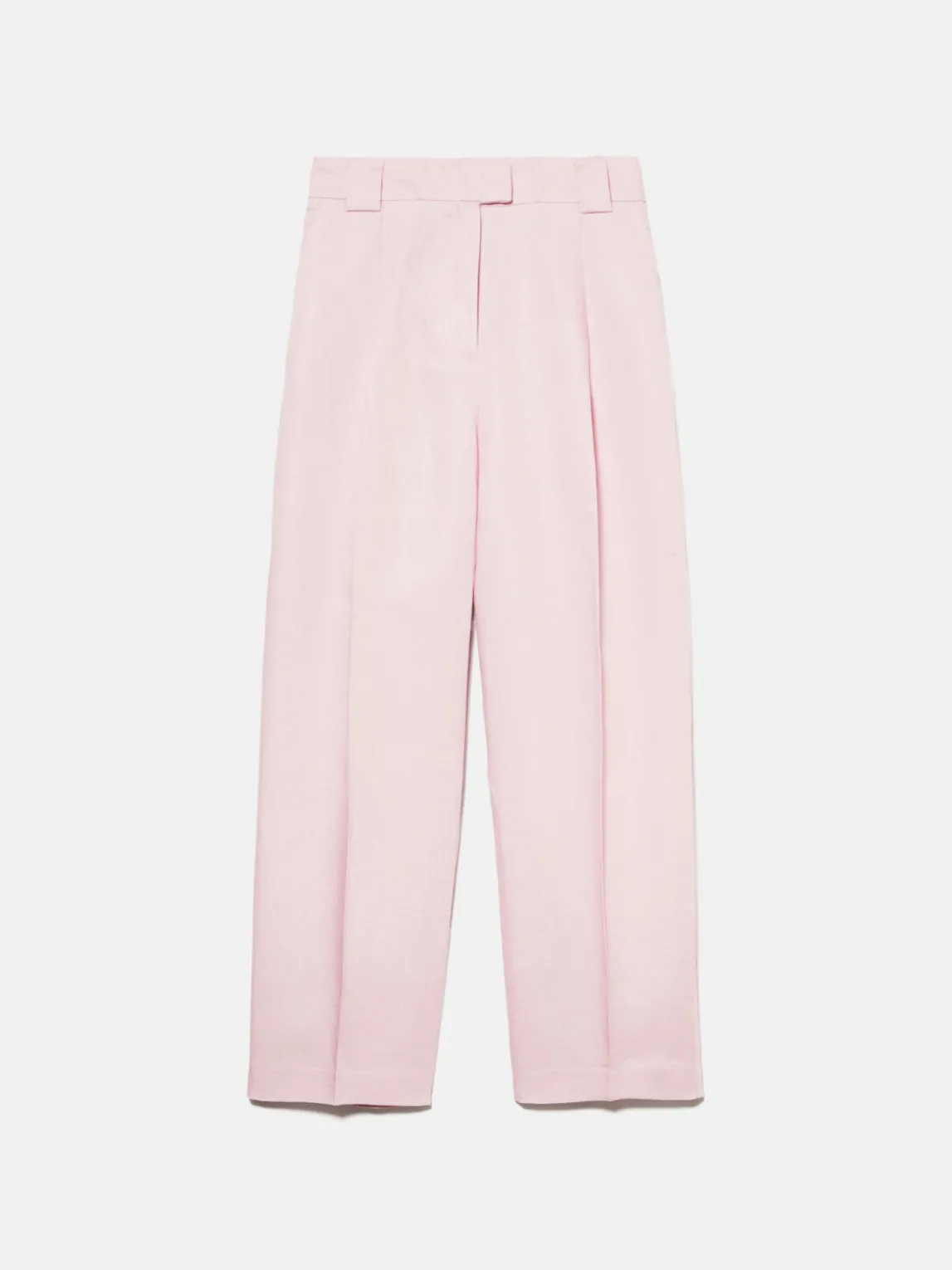 Women Sisley Trousers<Barrel Fit Trousers In Linen Blend