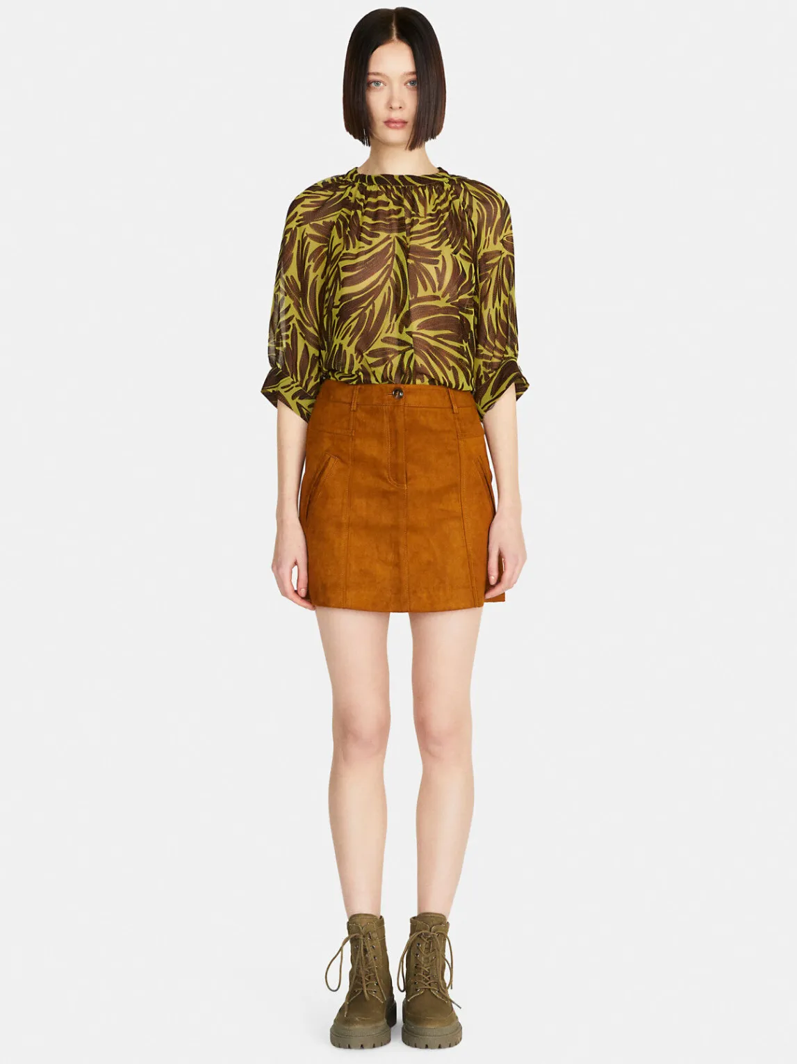 Women Sisley Shirts & Blouses<Blouse In Printed Georgette