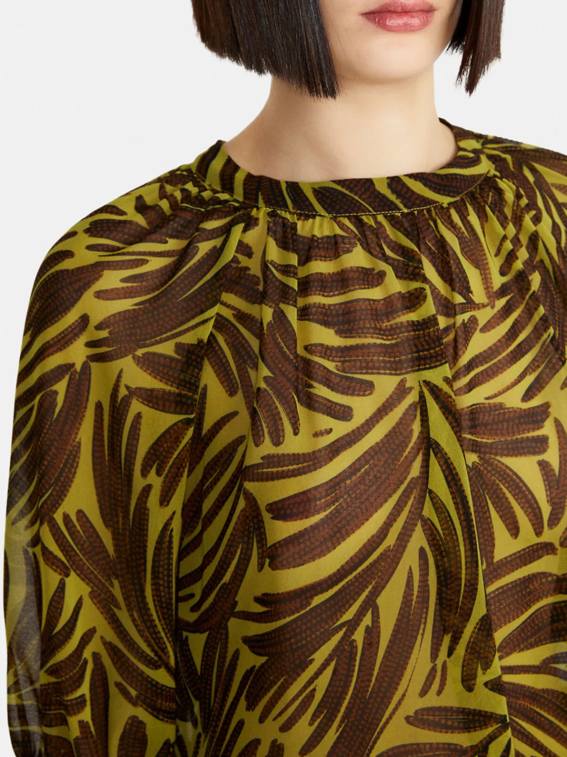 Women Sisley Shirts & Blouses<Blouse In Printed Georgette