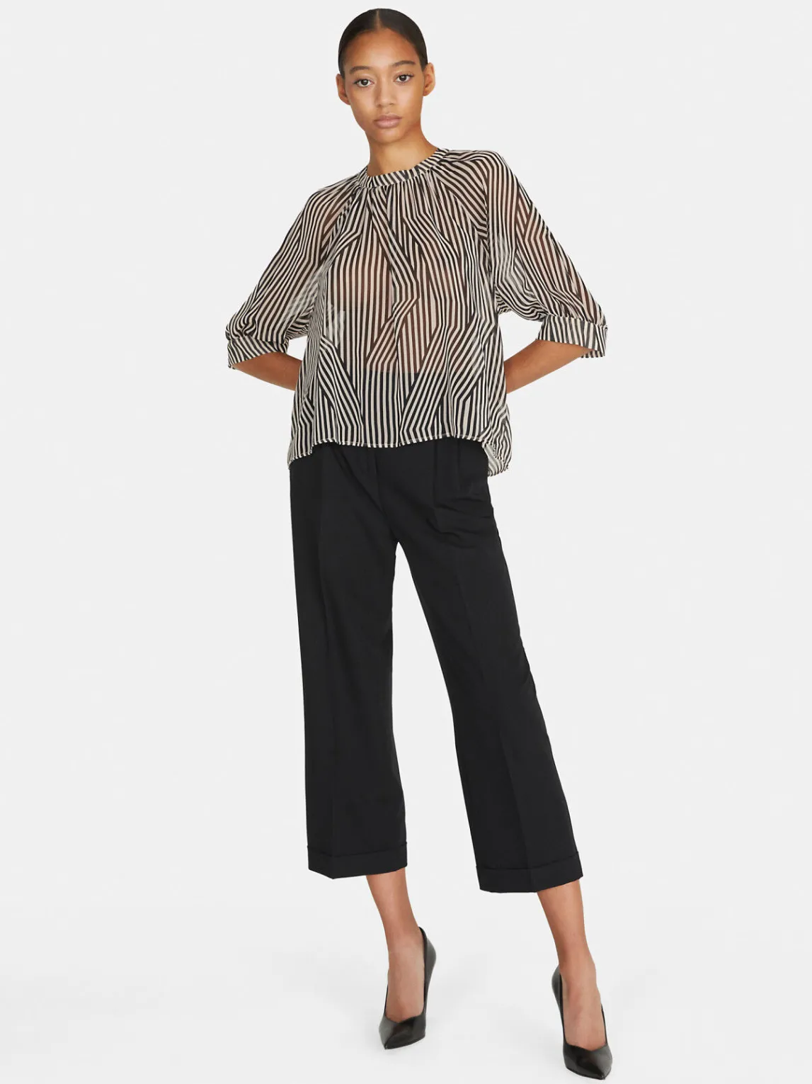 Women Sisley Shirts & Blouses<Blouse In Printed Georgette