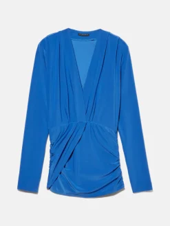Women Sisley Shirts & Blouses<Blouse With Draping