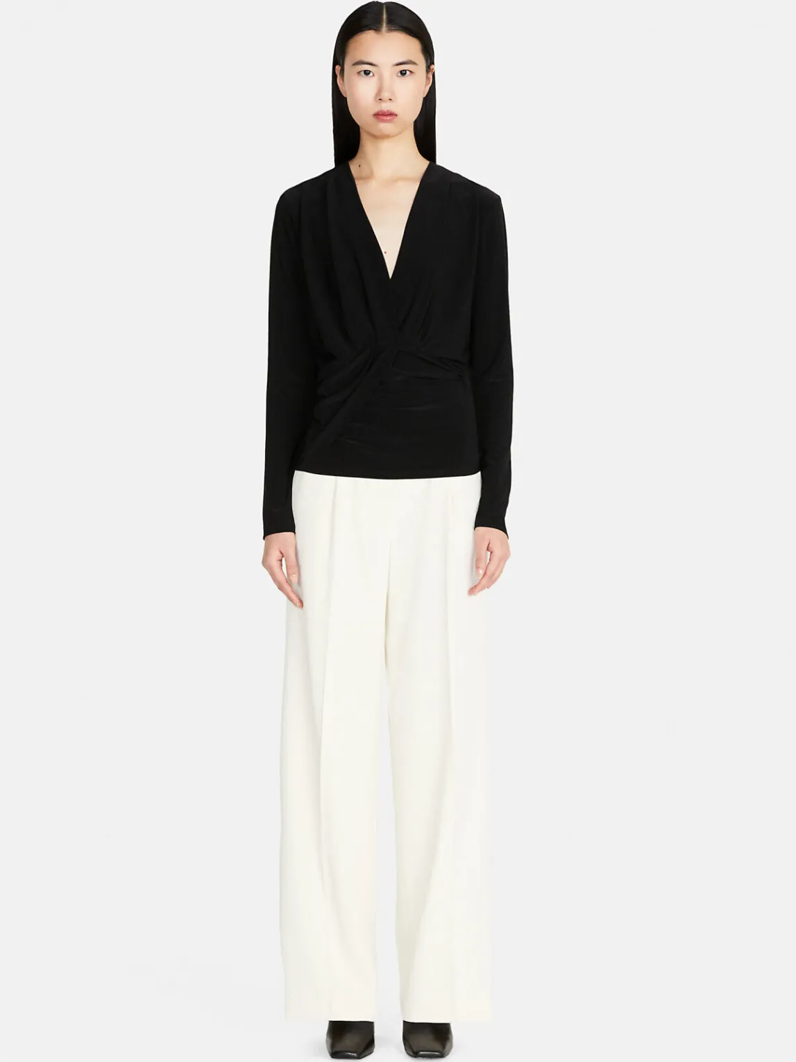 Women Sisley Shirts & Blouses<Blouse With Draping