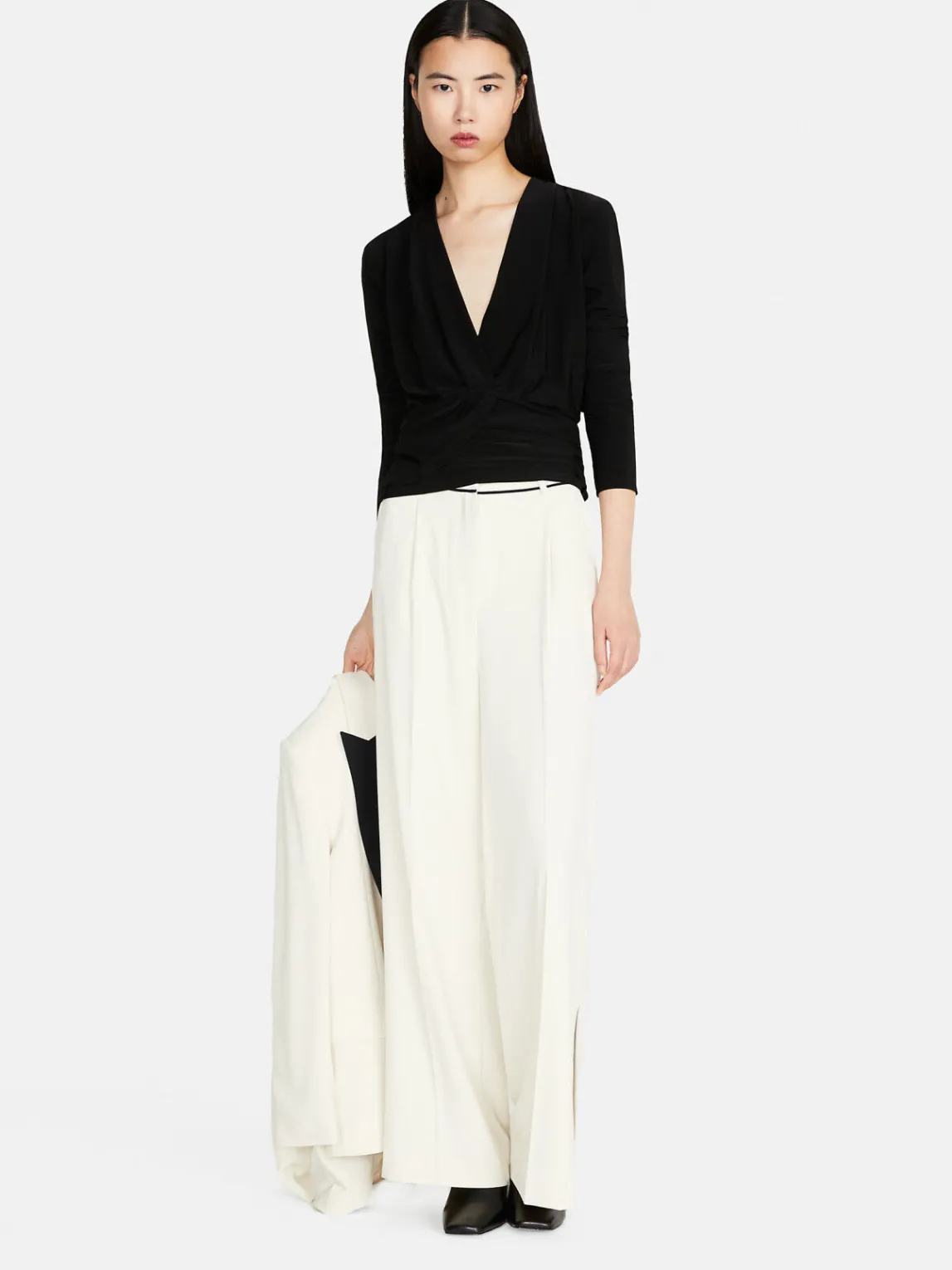 Women Sisley Shirts & Blouses<Blouse With Draping
