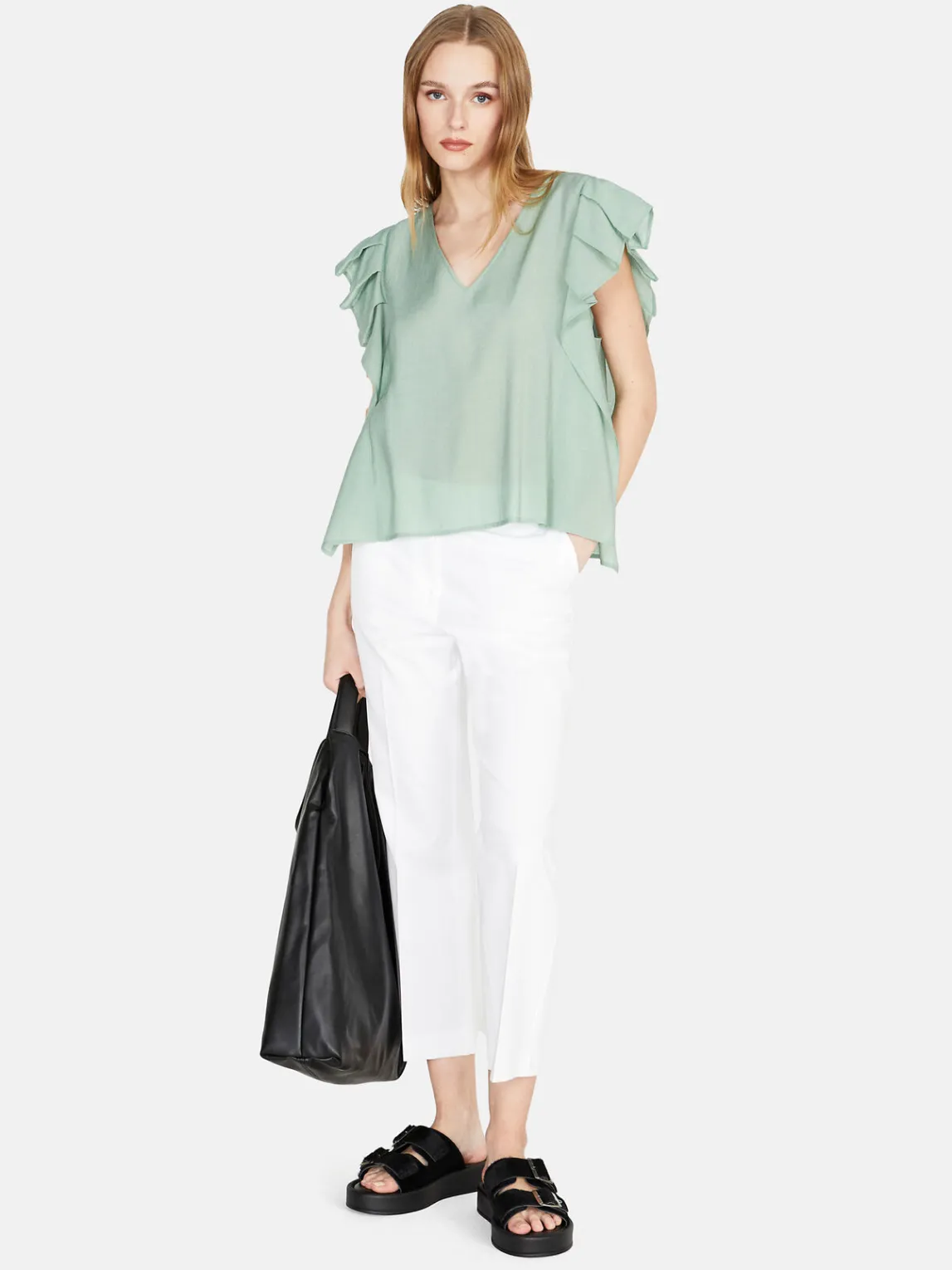 Women Sisley Shirts & Blouses<Blouse With Flaps