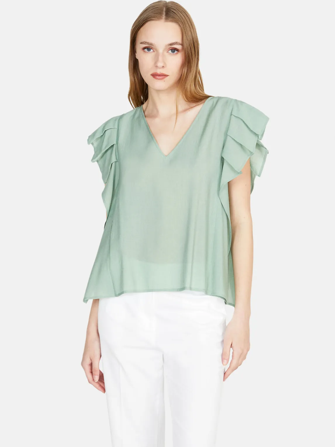 Women Sisley Shirts & Blouses<Blouse With Flaps